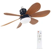 Shoamı T0522 Kumandalı Aydınlatmalı Vantilatör ( 3 Renk Işık ) - 1