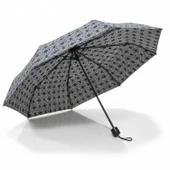 CCL Manuel Kısa 8 Telli Pongee Kumaş Desenli Şemsiye (103G-3) GKH thumbnail 3