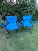 Mandella Rejisör Kamp Sandalyesi Piknik, Plaj, Balıkçı,Bahçe,Balkon Sandalyesi Mavi (1 Adet) thumbnail 5