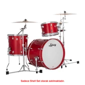 Ludwig Neusonic Downbeat Diablo Red Davul Shell Set - 1