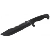 F03t Kamp Tırtıklı Testereli Outdoor Pala / Bıçak 39 Cm - Kauçuk Saplı - 1