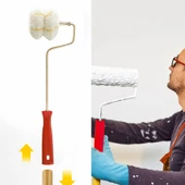 Dekor-1088 Eksport 8 cm Çap 14 mm Tüylü Yaylı Saplı Boru Boyama Rulosu 7 cm thumbnail 4