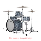 Ludwig Neusonic Downbeat Steel Blue Pearl Davul Shell Set thumbnail 5