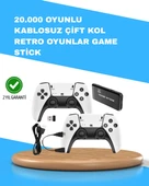Kablosuz Retro TV Oyun Konsolu – 30.000+ Oyun, HD Çıkış & Kablosuz Gamepad ile Efsanevi Oyun Deneyimi - 1