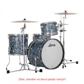 Ludwig Neusonic Downbeat Steel Blue Pearl Davul Shell Set thumbnail 4
