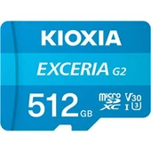 <![CDATA[KIOXIA 512GB EXCERIA G2 LMEX2L512GG2 4K MICRO-SD HAFIZA KARTI]]> - 1