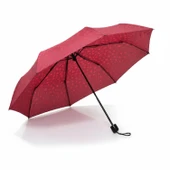 CCL Manuel Kısa 8 Telli Pongee Kumaş Desenli Şemsiye (103G-4) GKH thumbnail 3