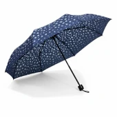 CCL Manuel Kısa 8 Telli Pongee Kumaş Desenli Şemsiye (103G-4) GKH thumbnail 4