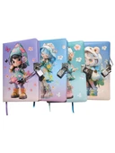 Sevimli Kız Hatıra Defteri (Günlük) Kilitli Defter 80 yaprak - Sarışın Kız thumbnail 5