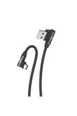 K592 Safe Micro Usb 90 Derece Gamer Oyuncular Için Şarj Kablosu - 1