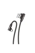 K592 Safe Micro Usb 90 Derece Gamer Oyuncular Için Şarj Kablosu - 2