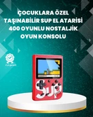 Şarjlı Taşınabilir El Oyun Konsolu 400 Oyun - 1