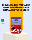 Çocuklar İçin 400 Retro Oyunlu Konsol - 1