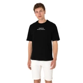 Erkek Comfort Fit Bisiklet Yaka Tişört - 10