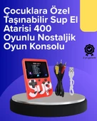 400 Oyunlu Taşınabilir Retro El Konsolu - 1
