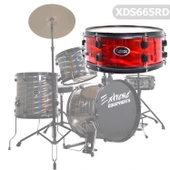 Bateri Davul Seti Metalik Kırmızı XDS665RD - 1