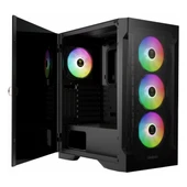 Gamdias Talos E2 Elite 850W 80+ Bronz USB 3.2 ARGB ATX Mid Tower Siyah Kasa thumbnail 4
