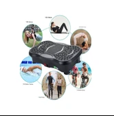 Yasomi Vibrostar TH-0070-E Bluetoothlu 3D 5 Programlı Titreşimli Spor Kondisyon Fitness Egzersiz Aleti - Siyah thumbnail 2