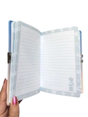 Sevimli Kız Hatıra Defteri (Günlük) Kilitli Defter 80 yaprak - Yeşilli Kız - 3