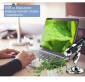 DailyTech 1600X Zoom 2MP USB Dijital Mikroskop 8 Ledli Kamera - 6
