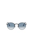 Ray-Ban Round Metal 3447 006/3F Black-Light Blue Güneş Gözlüğü - 2