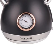 Yasomi YK-880NTSL Retro Su Isıtıcı Kettle Siyah thumbnail 5