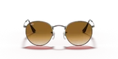 Ray-Ban Round Flat 3447N 004/51 Gunmetal-Brown Güneş Gözlüğü thumbnail 2