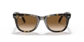 Ray-Ban Wayfarer Folding 4105 710/51 Havana-Light Brown Güneş Gözlüğü thumbnail 1