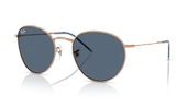 Ray-Ban Round Reverse 0103S 92023A Rose Gold-Dark Blue Güneş Gözlüğü thumbnail 1