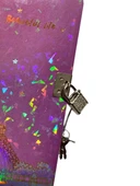 Yıldızlı Gece Hatıra Defteri (Günlük) Kilitli Defter 80 yaprak - Paris Eyfel thumbnail 2