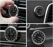 DailyTech Aydınlık Araç Araba Tekne Bisiklet İçin Mini Kuvars Saat - DailyTech - BEYAZ thumbnail 8