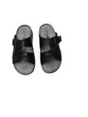 Enova Erkek Ortopedik Tokalı Dikişli Şık Ev Dışarı Suni Deri Erkek Terlik thumbnail 3