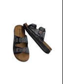 Enova Anatomik Taşlı Çift Bant Cırtlı Kadın Terlik thumbnail 2