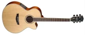 CORT PW370M-NS ELEKTRO AKUSTİK CUTAWAY GİTAR, ÇANTALI, PARKWOOD SERİSİ, FISHMAN EQ - 1