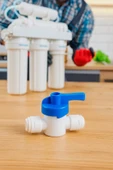 Watergold Su Arıtma Cihazı Küresel Ara Vana Plastik 6 Mm Hortum Girişli - 1
