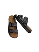 Enova Anatomik Taşlı Çift Bant Cırtlı Kadın Terlik thumbnail 6