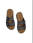 Enova Anatomik Taşlı Çift Bant Cırtlı Kadın Terlik thumbnail 4