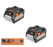 AEG BEWS18-125BLLI-502C AKÜLÜ KÖMÜRSÜZ AVUÇ TAŞLAMA 18 VOLT 5.0 AH 125 MM - 2