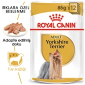 Royal Canin Yorkshire Terrier Adult Yetişkin Köpek Konserve Yaş Mama Pouch 85 Gr thumbnail 1