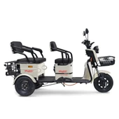 Skyjet Master Car Elektrikli Moped Beyaz - 2