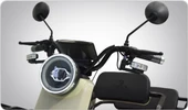 Skyjet Master Car Elektrikli Moped Beyaz - 3