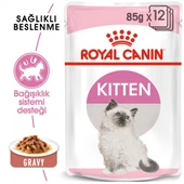 Royal Canin Pouch Gravy Kitten Instinctive Yaş Yavru Kedi Maması 85 Gr thumbnail 1