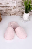 Pamuklu Günlük İnce Düz Taban Kadın & Erkek Ev Terliği - 9