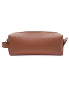 Yuga Tek Gözlü Suni Deri Kalem Çantası Taba thumbnail 2