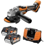 AEG BEWS18-125BLLI-502C AKÜLÜ KÖMÜRSÜZ AVUÇ TAŞLAMA 18 VOLT 5.0 AH 125 MM - 1