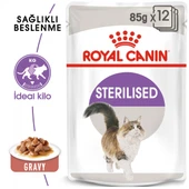 Royal Canin Sterilised Gravy Kısırlaştırılmış Yetişkin Kedi Maması Pouch 85 Gr thumbnail 1