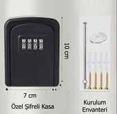Şifreli Anahtar ve Eşya Saklama Güvenlik Kasası - 2