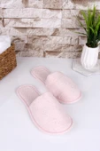 Pamuklu Günlük İnce Düz Taban Kadın & Erkek Ev Terliği - 7