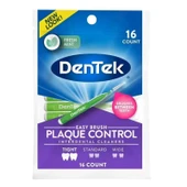 DenTek Easy Brush Gelişmiş Temiz Plak Kontrolü Diş Arası Temizleyicileri Sıkı 16 Adet - 1