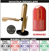 YUVARLAK CEP KAŞE KIRMIZI - 1